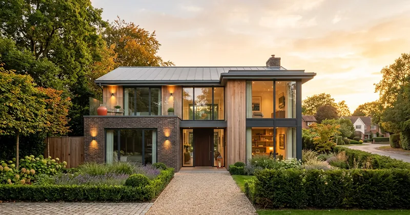 Modern residential property illustrating strategic real estate investment and renovation-to-rental strategy in the UK.